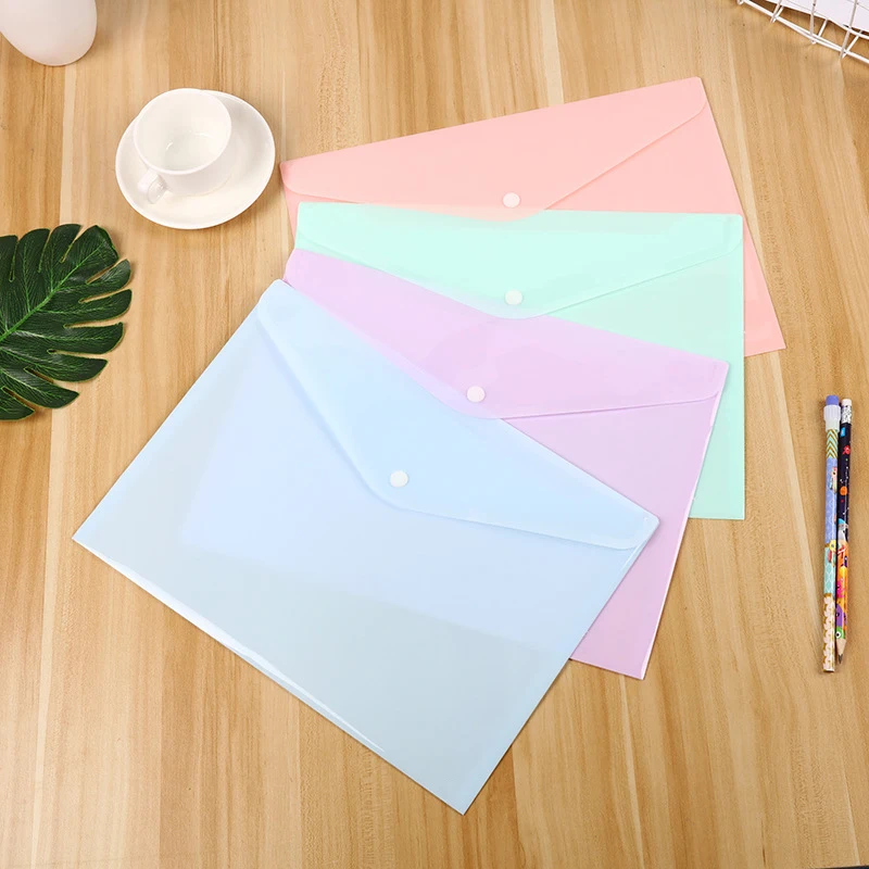 Plastic File Folder Colored  File Folders Letter Size, Colorful Filing Folders,  More Durable Than Manila Folders