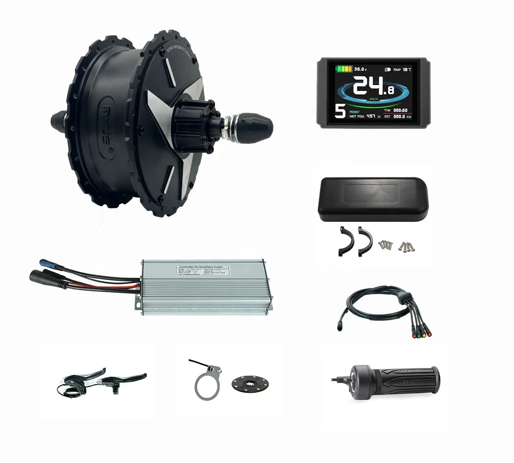 MXUS GDR19FAT 48/60 В 750/1500 Вт комплект для переоборудования электродвигателя фатбайка с огромным крутящим моментом 120 Нм и сверхскоростью 55 км/ч