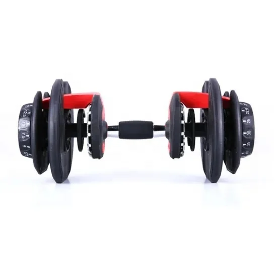 Top Adjustable Dumbbell Set Cheap Rubber Dumbbells For Gym Equipment