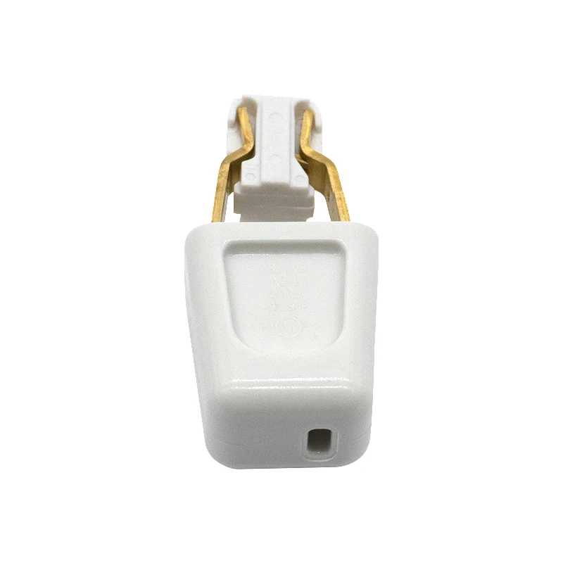 Wholesale white color SPT-1 wire plug for bulb control