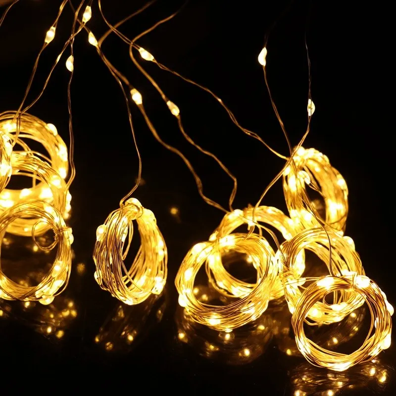 3X2 3X3M Christmas Curtain Outdoor LED String Light Remote Control Copper Wire Fairy Lights Smart Curtain Lights