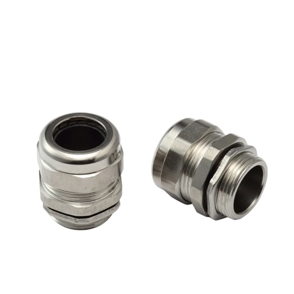M10 - M110 PG7 - PG48 3/8 '-2' полный размер, никелированная латунь или нержавеющая сталь, металлический кабельный сальник IP68