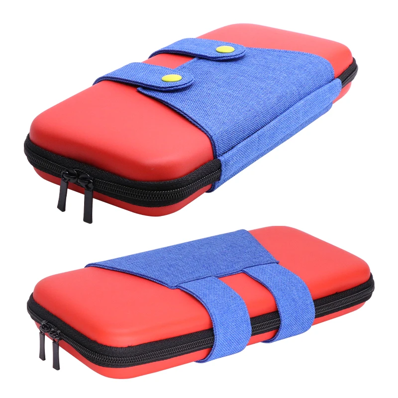 HOT SELL large Child-mother travel storage case storage EVA hard shell For Nintendo Switch Game super mario protective Bag