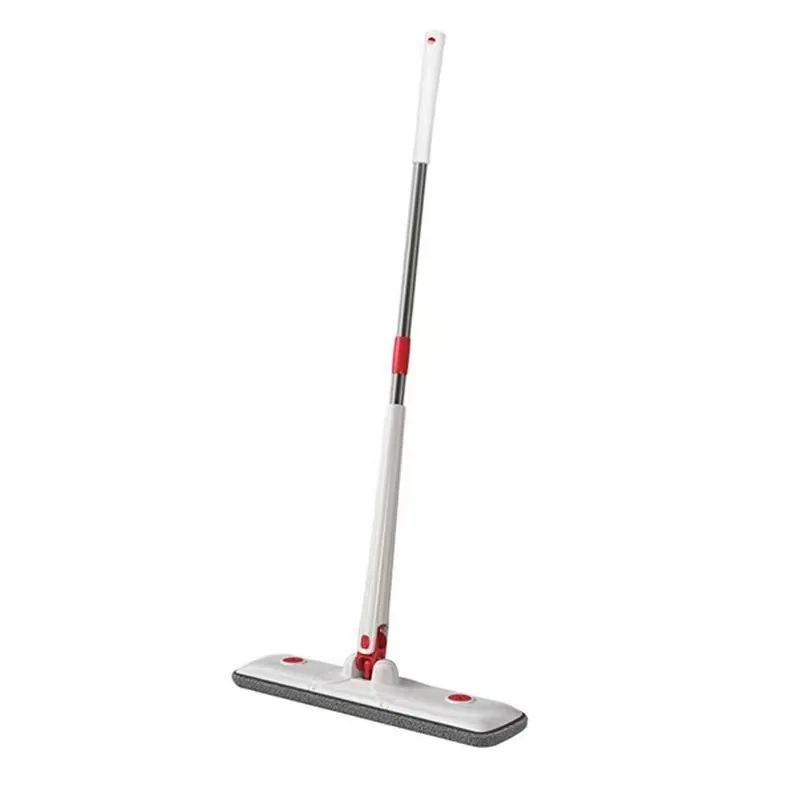 Self-twisting horizontal board no-hand wash mop Household dust mop clean dry and wet wood floor absorbent lazy mop