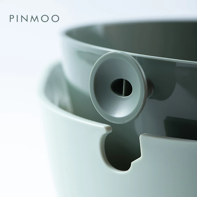  Pinmoo 2-in-1минималистский стиль овощные Фрукты мойка Чаша Пластиковая сливная корзина с