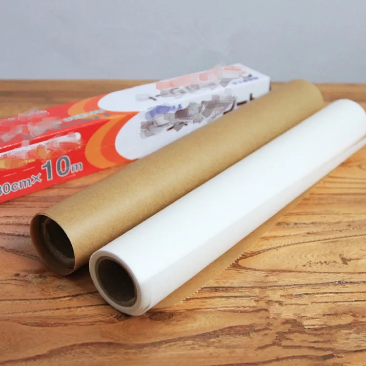 30cm*10m greaseproof paper roll wax  paper roll  baking paper roll for cake cooking householding