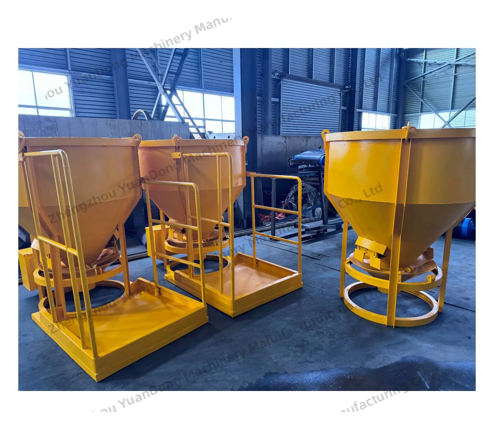 Multifunctional Tower Crane Lifting Bucket Brick  Hopper Thicken Large Concrete Tower Crane Ash Hopper
