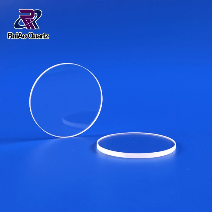 Высококачественная технология, круглая прозрачная кварцевая пластина, пластина из кварцевого стекла, прозрачная стеклянная пластина