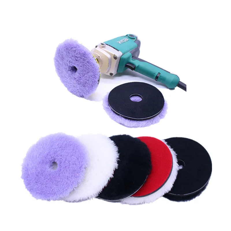 DA/GA/RO Polisher 6' Lamb Wool Buffing Pad Car Polishing Wool Pad for Car/Piano/Ship/Aircraft Polishing