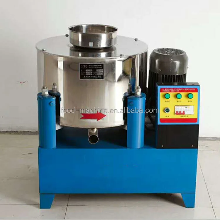 Stainless Steel Commercial Oil Separator Cooking Automatic Centrifugal Oil Filtering Machine