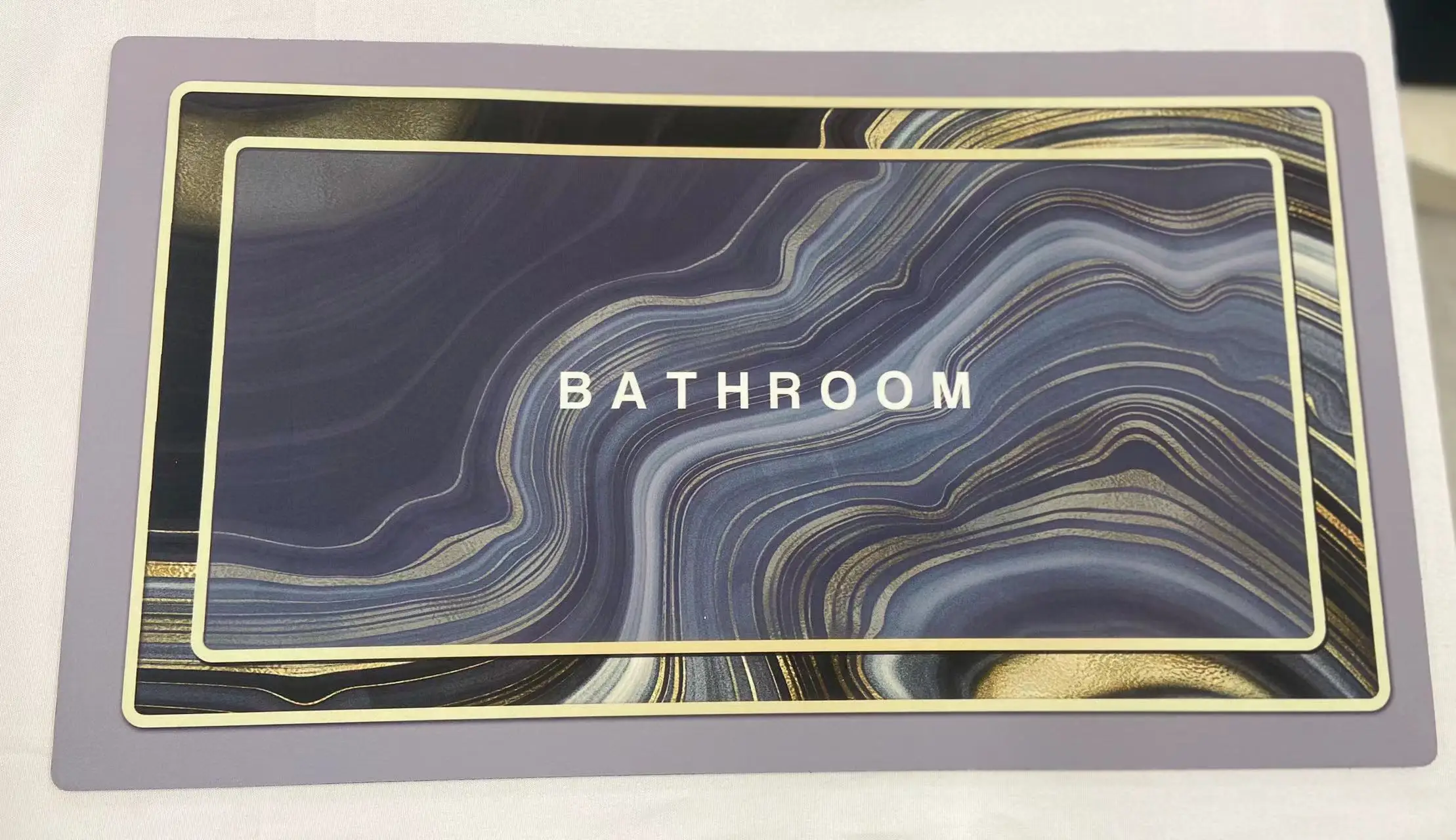 New Fashion Super Absorbent Diatom Mud Washing Natural Rubber Non Slip Floor Mat Door Mat Bathroom Mat