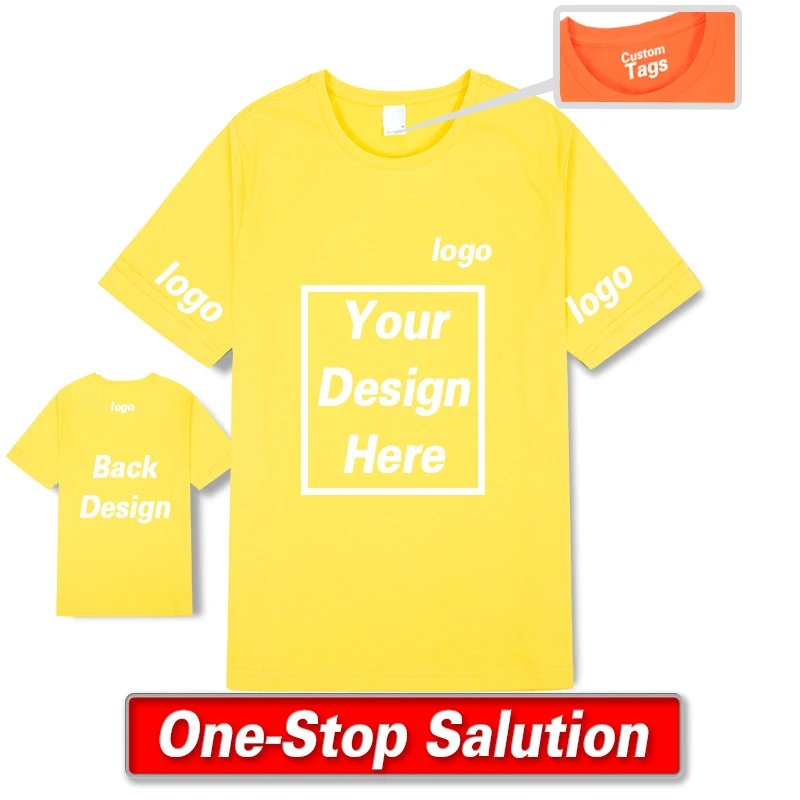 High Quality 100% Cotton Summer Custom Logo Print T-shirt Men's Blank Plain T Shirts Premium Cotton  T Shirt