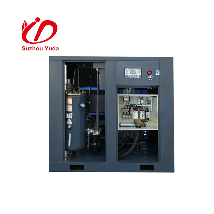 Industrial 100HP screw air compressor with 10Bar electric rotary compressor