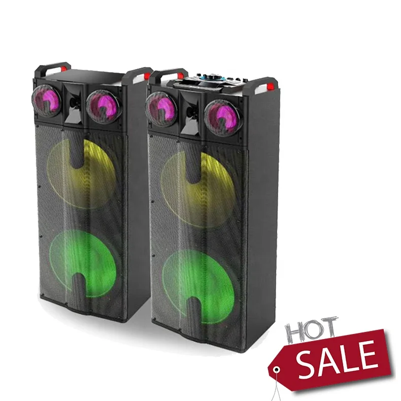 Professional  pa system set Audio Dj Speakers 15inch Blue tooth High Power  Pair Sound box