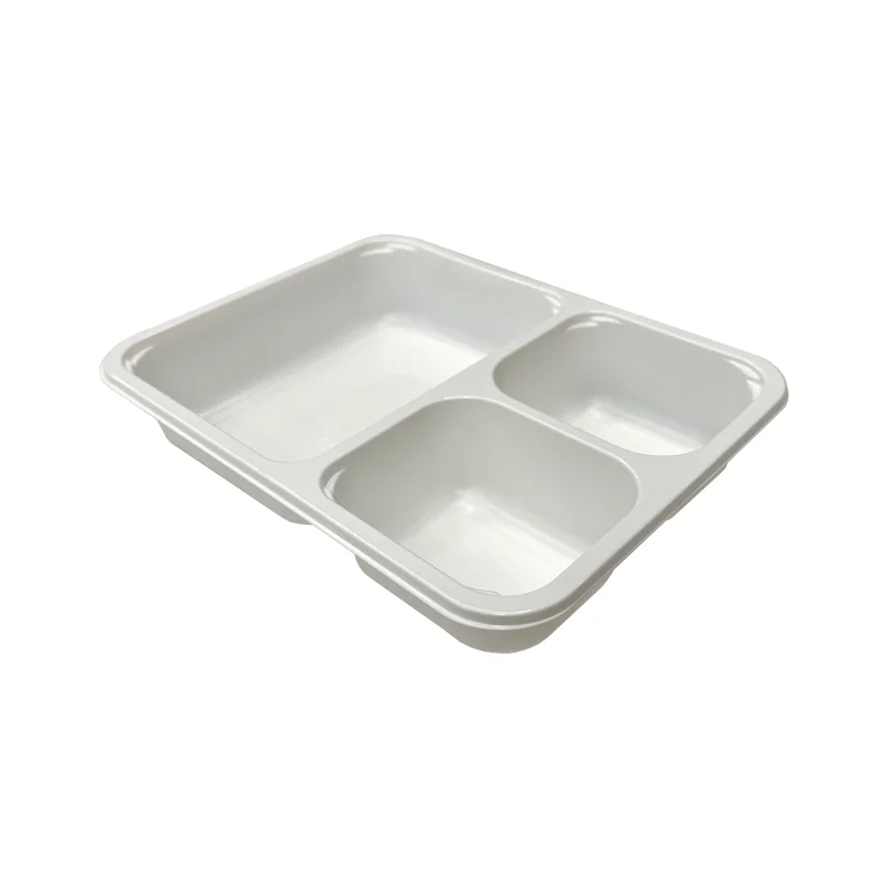 2 Compartment Cpet Tray Top Seal Manufacturer Cpet Plastic Ready Meal Tray
