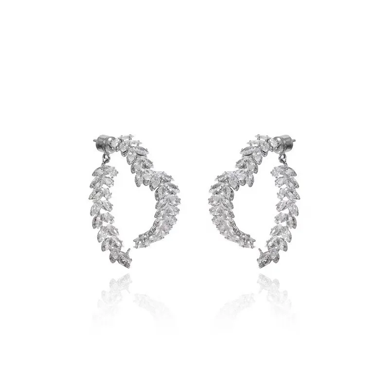 925 серебряные серьги-кольца с серебряными иглами