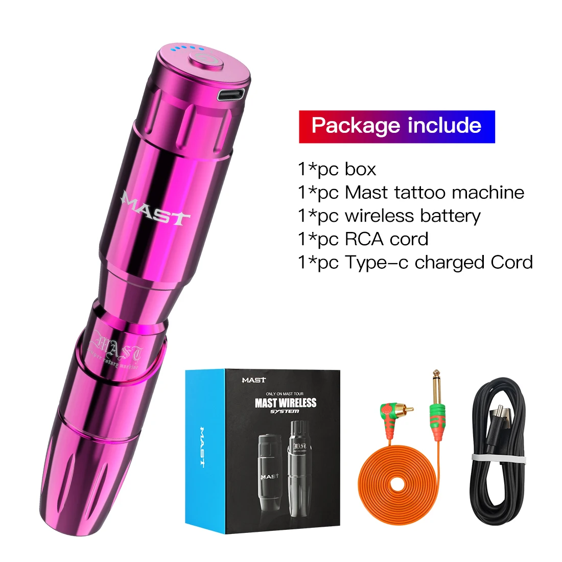 Mast Battery Wireless Rotary Tattoo Pen Machine Tattoo Pen Machine For Permanent Make Up