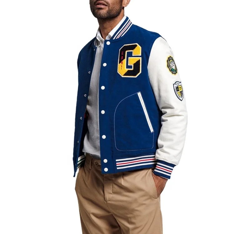 Embroidery Custom Logo Oem Vintage Winter Outdoor Coat Sports Bomber Letterman College Plus Size Baseball Varsity Jackets