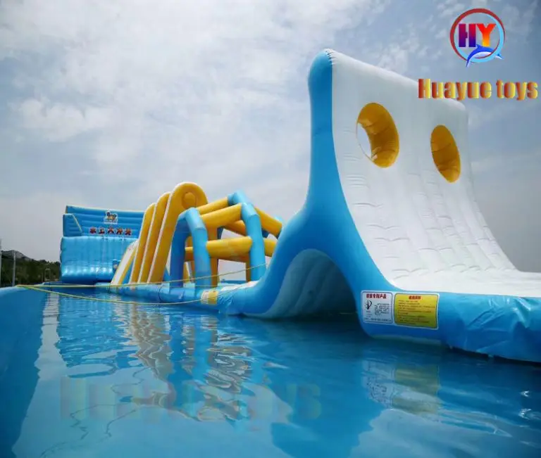 Indoor Swimming Pool Water Games Party Mountain inflatable ice hill Island new floating other water play equipment