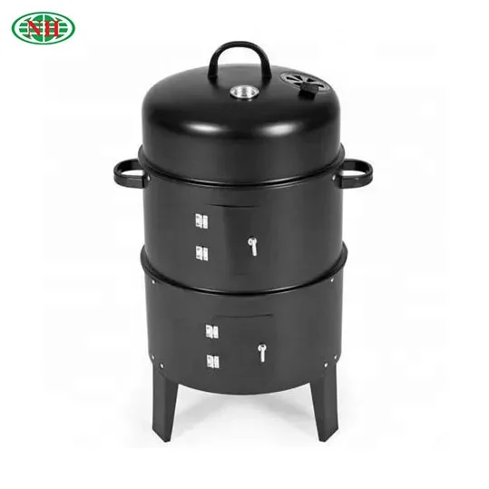 3 IN 1 Multifunction Charcoal BBQ Smoker Grill
