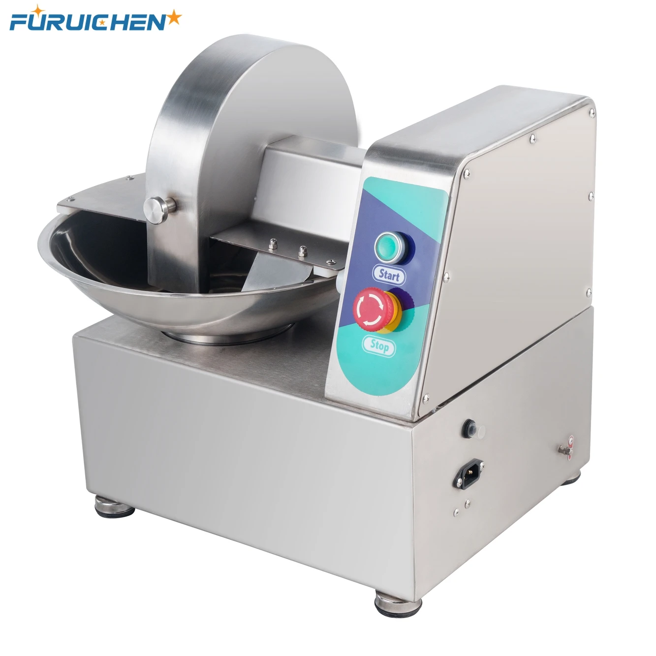 Furuichen High Speed Meat Bowl Cutter Meat Chopper Meat Chopping Machine Ground Slicer Vegetable Onion Chopper Grinder Machine