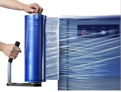 Цветная эластичная пленка мягкая LLDPE термоусадочная черная тянущаяся оберточная синяя многоцветная Хроматическая цветная для поддонов