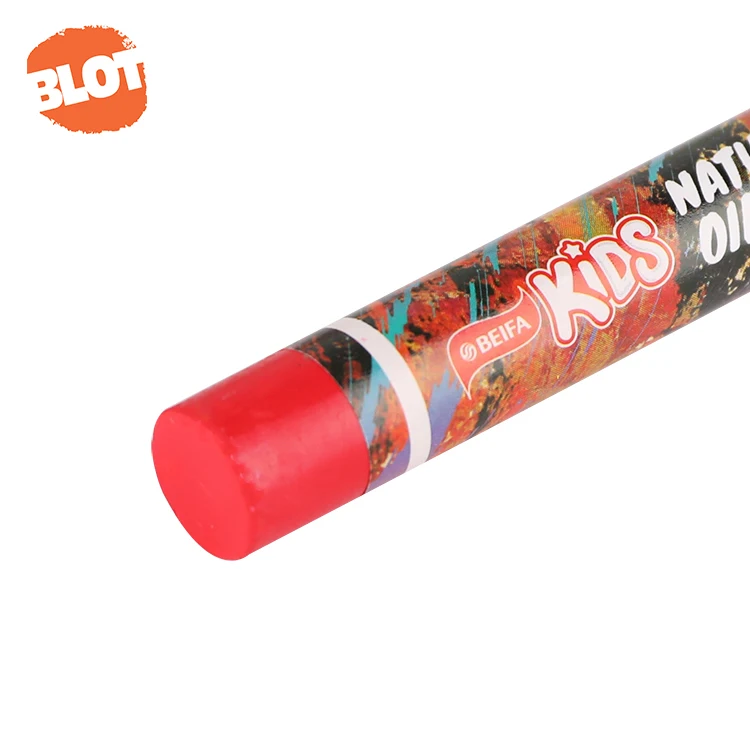 BLOT BROP80006 Multi Color Safty Kids Painting Drawing Wax Crayon, Oil Pastel Crayon Set