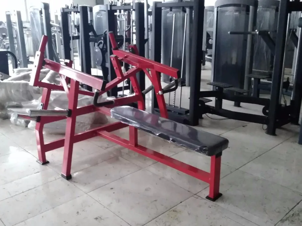 commercial gym fitness equipment steel Iso-Lateral Horizontal Bench Press machine gym equipment for home gym