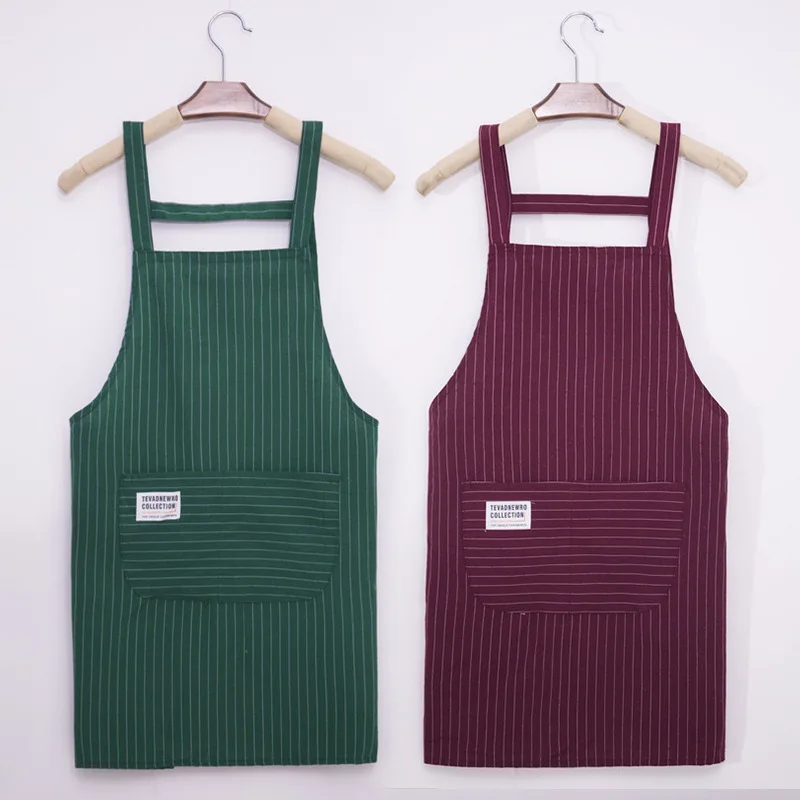 Wholesale Cheap Customized Practical Helpful Durable Convenient Recycled Waterproof Restaurant Lady Polyester Aprons with logo