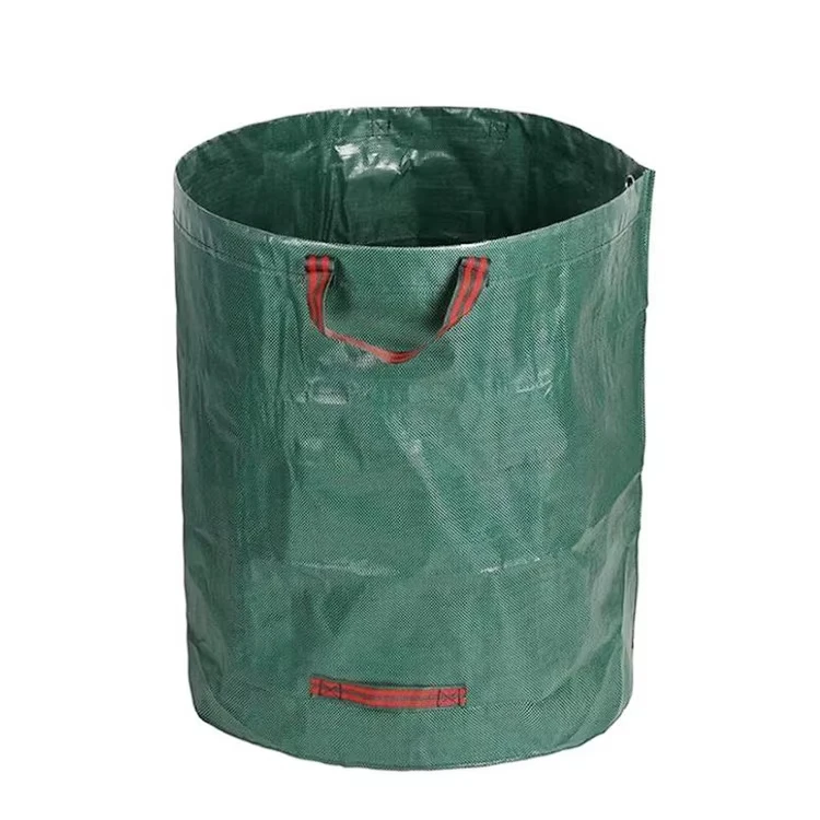TAK Various Sizes Heavy Duty Garden Bags Reusable Yard Waste Bags PP Leaf Bag with 3 Handles