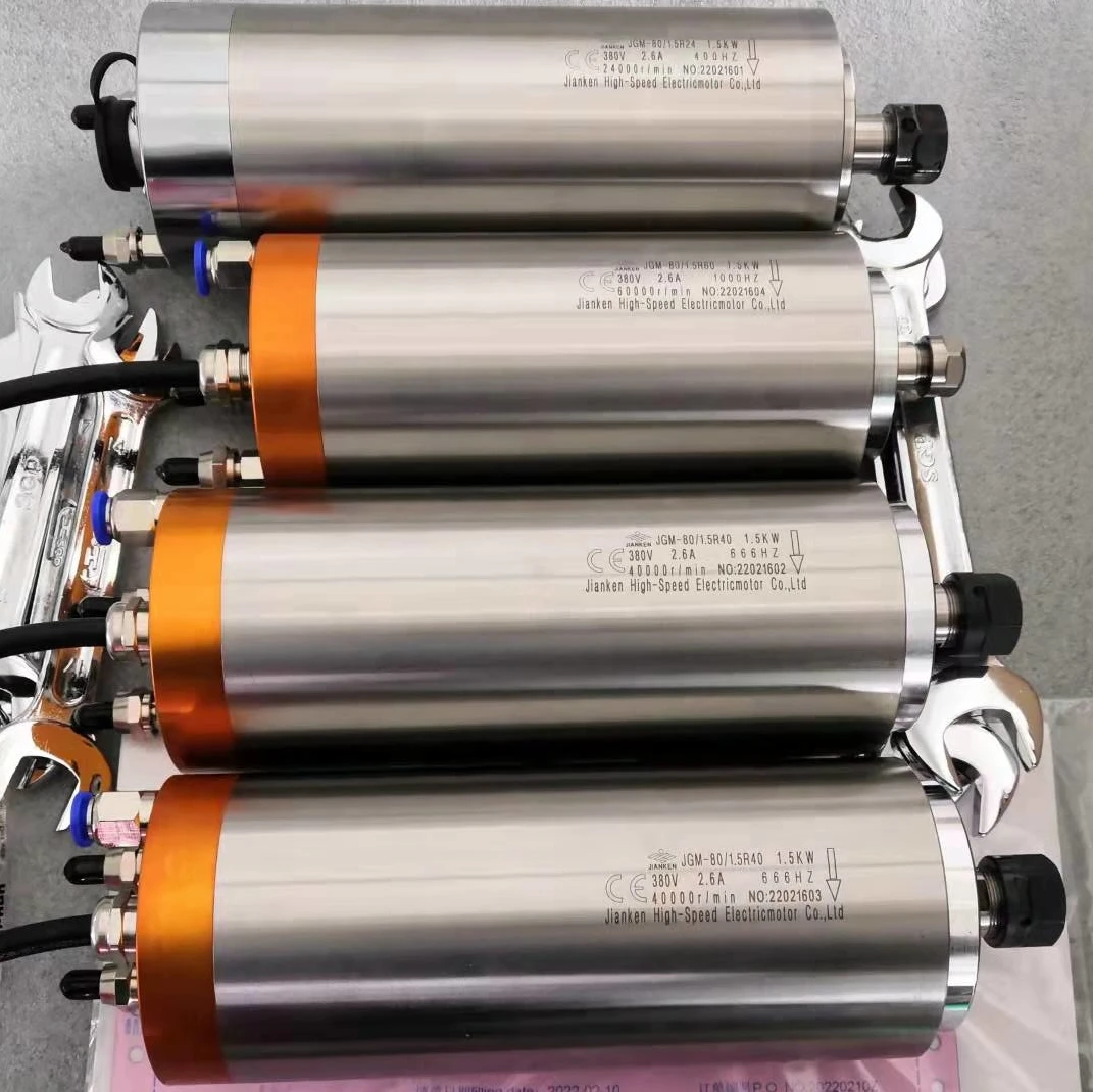 Высокоскоростная полировка JGM-80/1,5 кВт Jianken, вертикальный шлифовальный двигатель шпинделя, горизонтальный шлифовальный электрический шпиндель