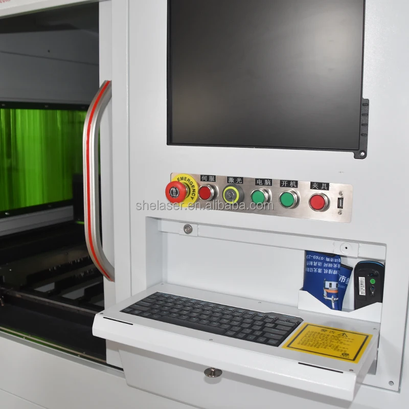 High Speed High Precision Linear Motor Metal fiber Laser cutting machine SMT laser cutter for steel stencil