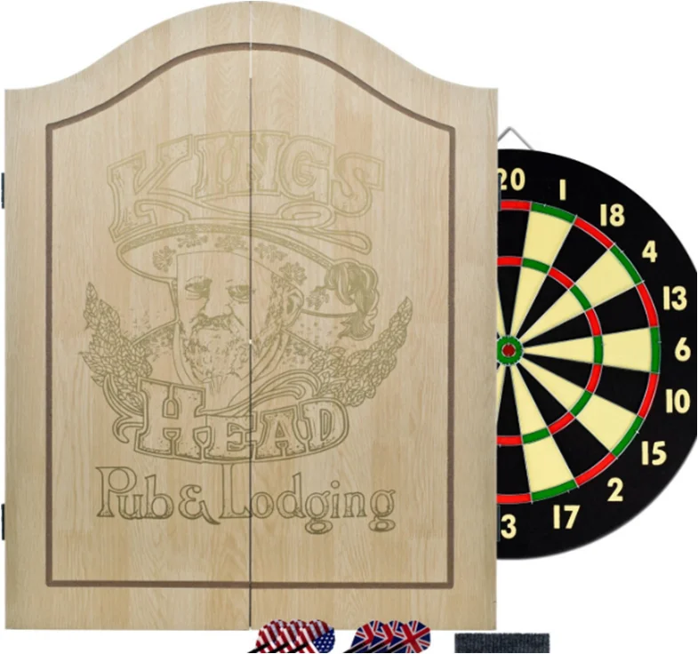 High quality professional dartboard cabinet entertainment wooden dartboard