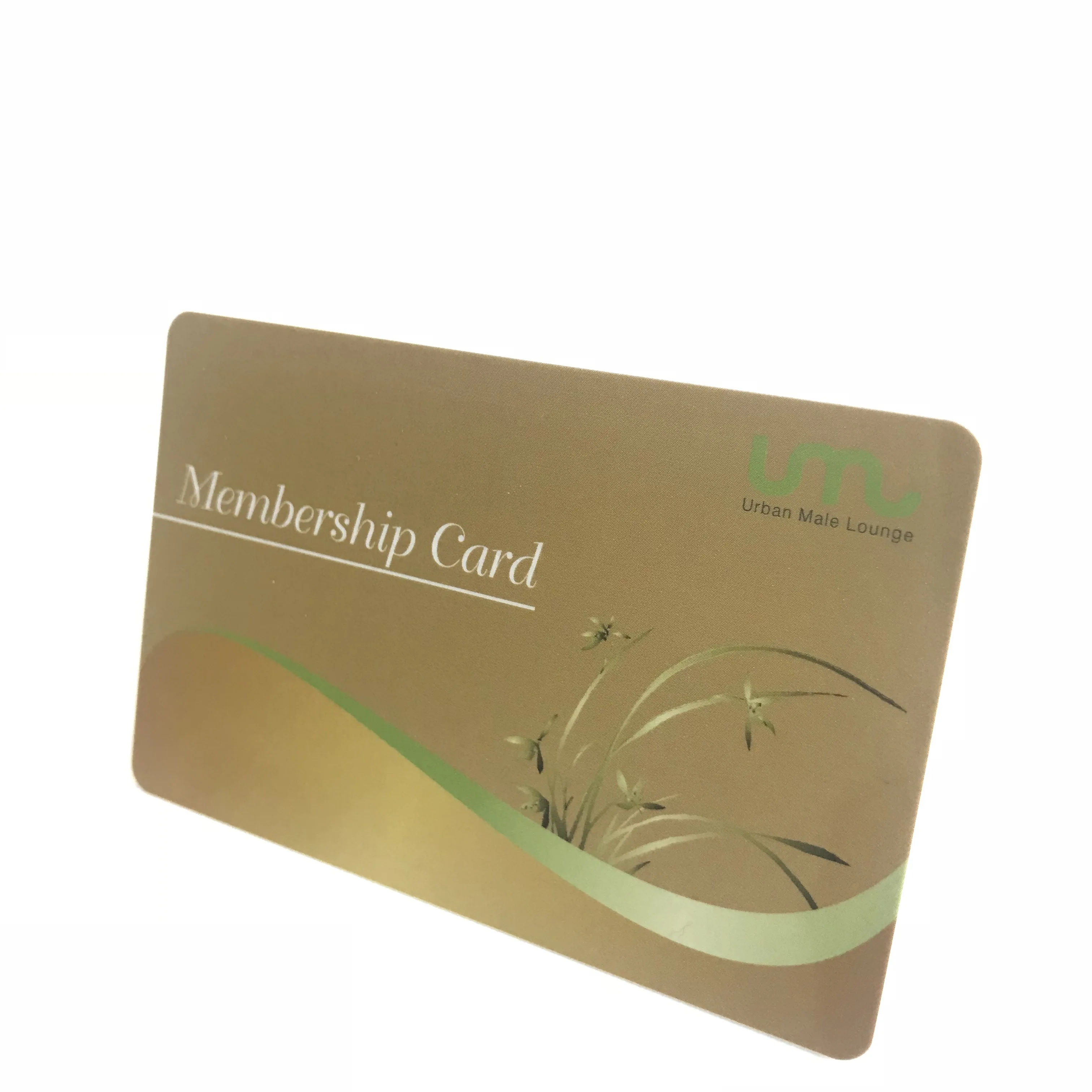 PVC member card with Hi-co magnetic stripe
