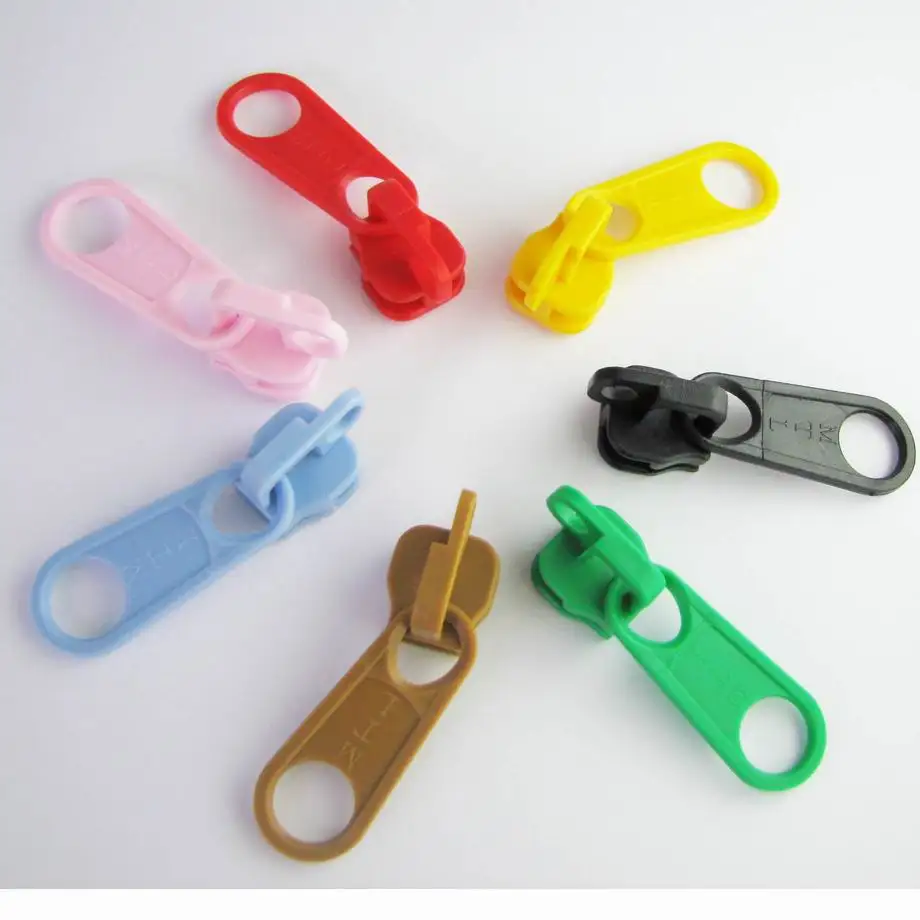 
Variety color optional plastic zipper head waterproof zipper slider 