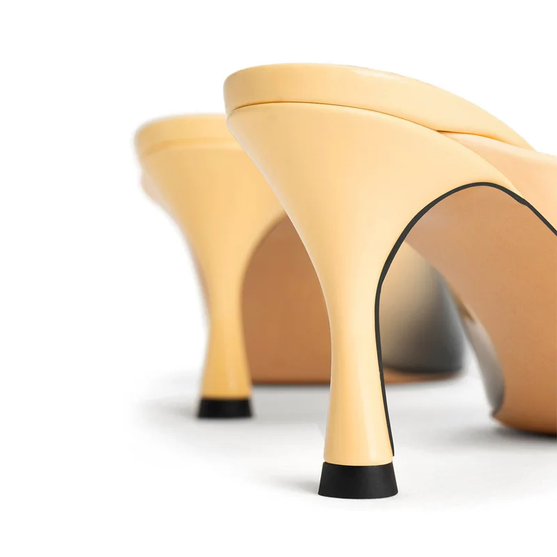 Customizable Ladies Pumps with 5cm Stiletto Heel Comfortable Slingback Pointed Toe Summer Sandals in Mix Colors with Custom Logo