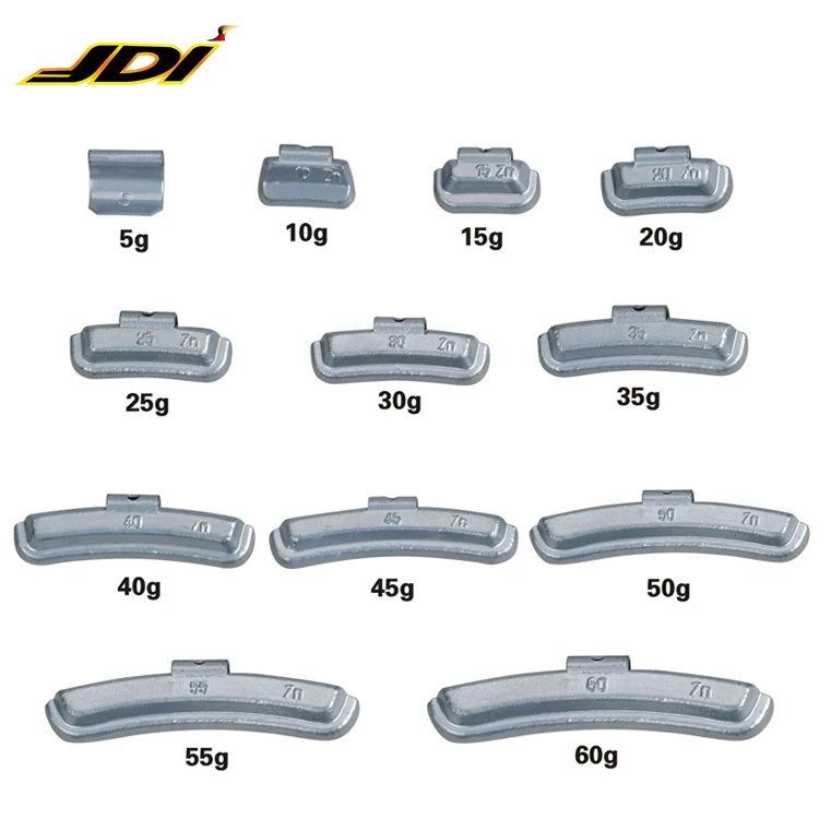 Высокое качество, материал цинка, пластиковое покрытие, зажим на колесе, вес для стального обода