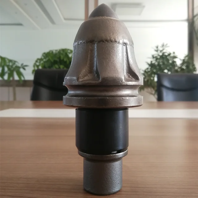 
Application of cemented carbide spiral pick in hydraulic pile driver 