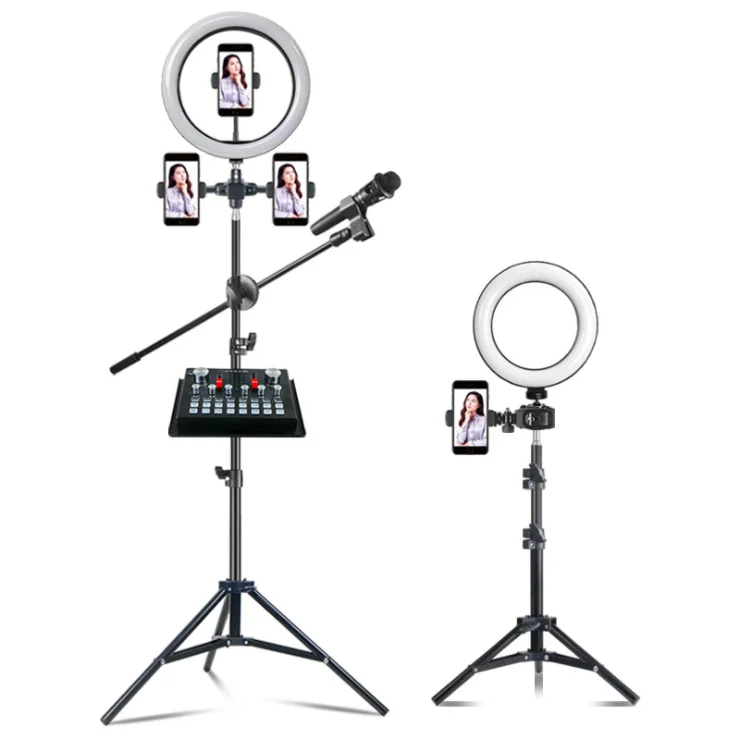 Vepo sell photography 18inch selfie led ring light vlogging kit price for live streaming