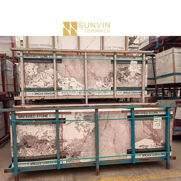 Gold Vein Sintered Stone 3200*800 Porcelain Polished Glazed Large Format Big 1200X2400 Wall Floor Rock Plate Marble Slab Tile