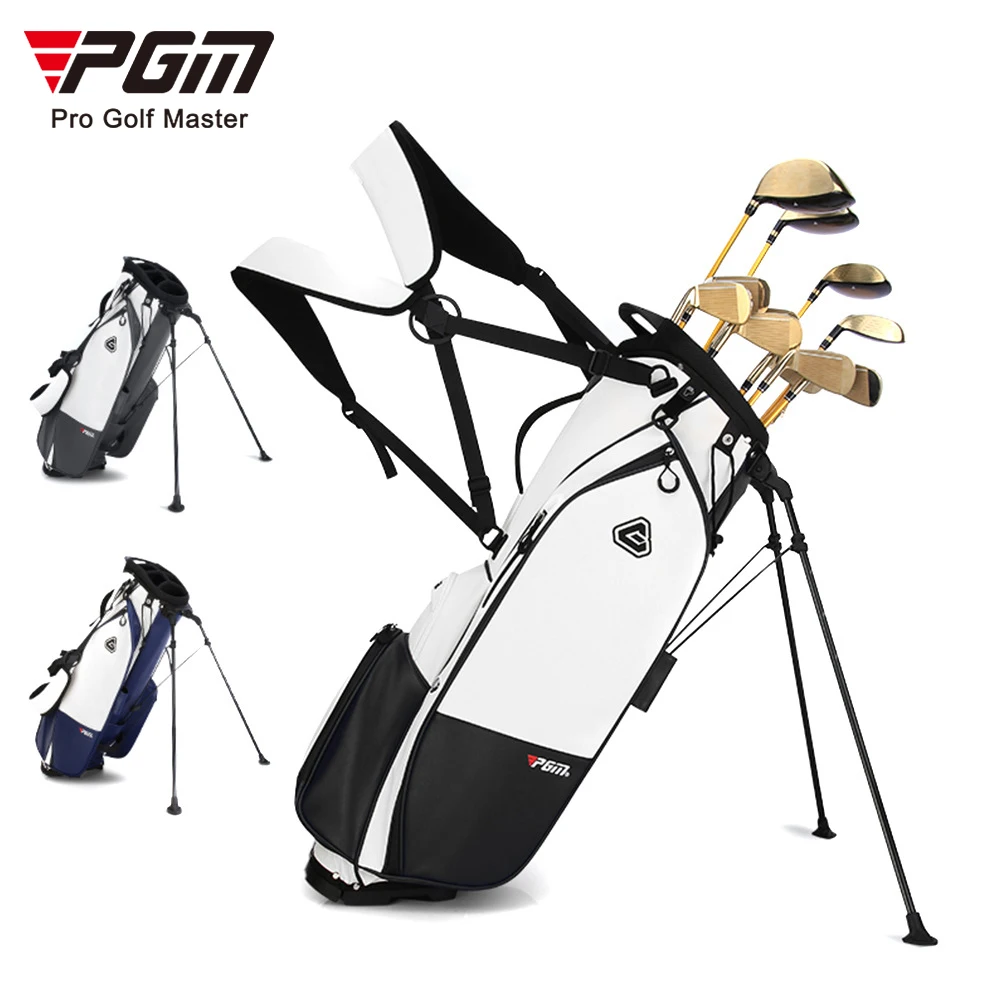 PGM QB073 custom white golf bag stand leather waterproof durable golf bag