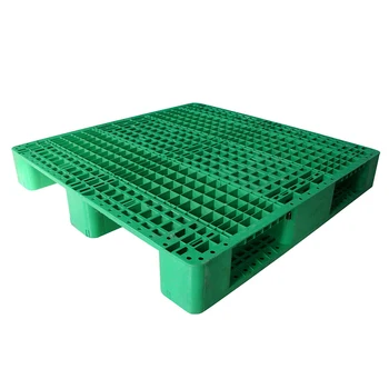 1400x1200  green color HDPE heavy duty plastic pallet price for rack warehouse