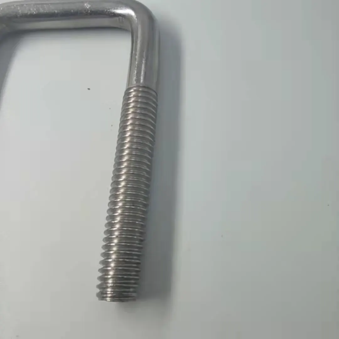 High tensile DIN standard stainless steel fastener square U bolt