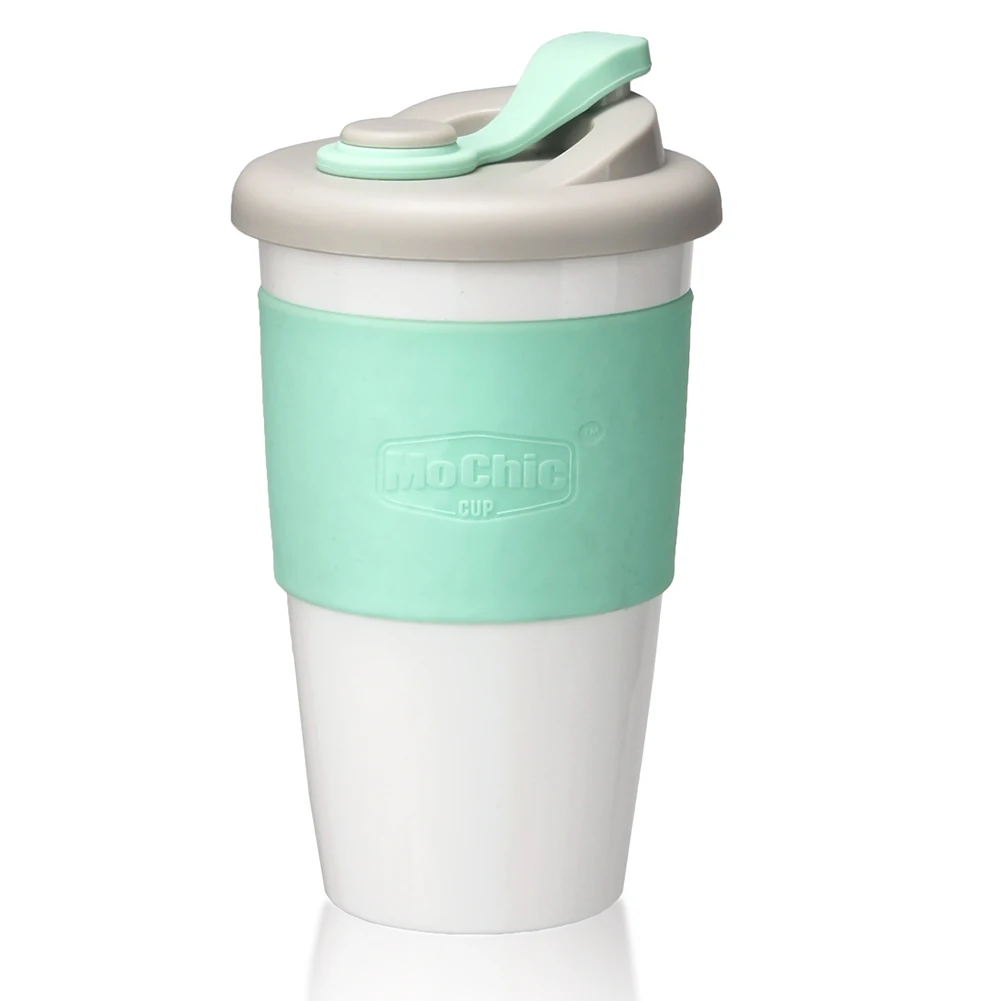 
Eco-Friendly 16Oz Reusable Plastic Polylactic Acid Coffee Cup Mugs With Lid 
