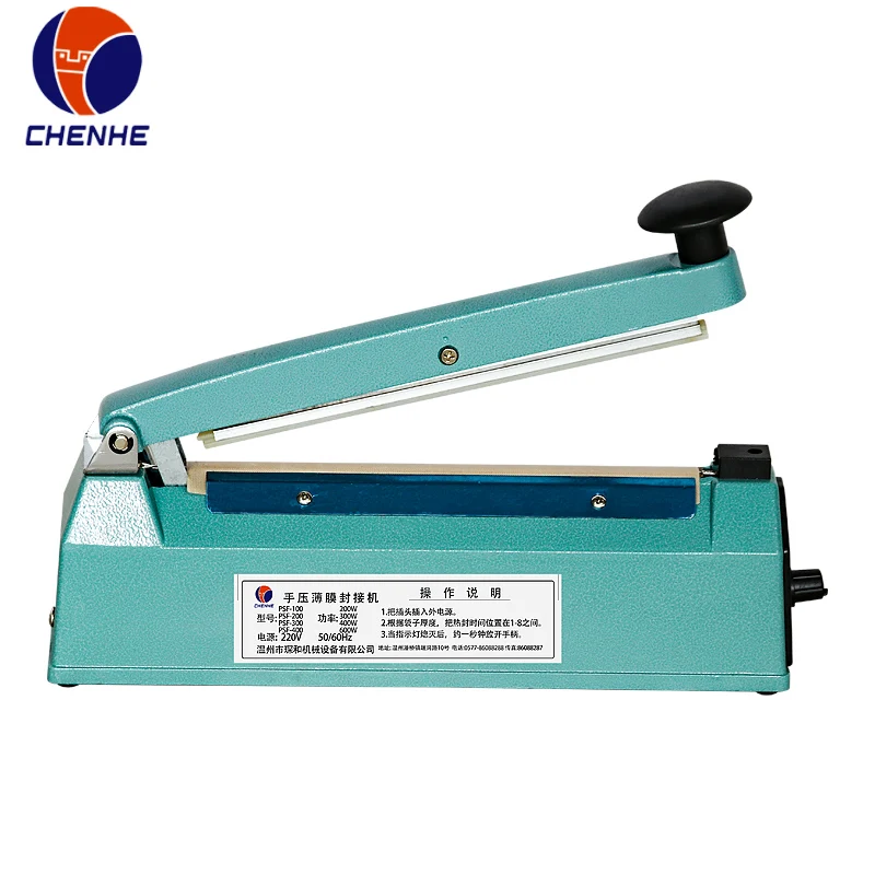 PFS-300 Model High Quality Manual Driven Type Portable Hand Held Operated Plastic Bag Heat Impulse Sealing Sealer Machine