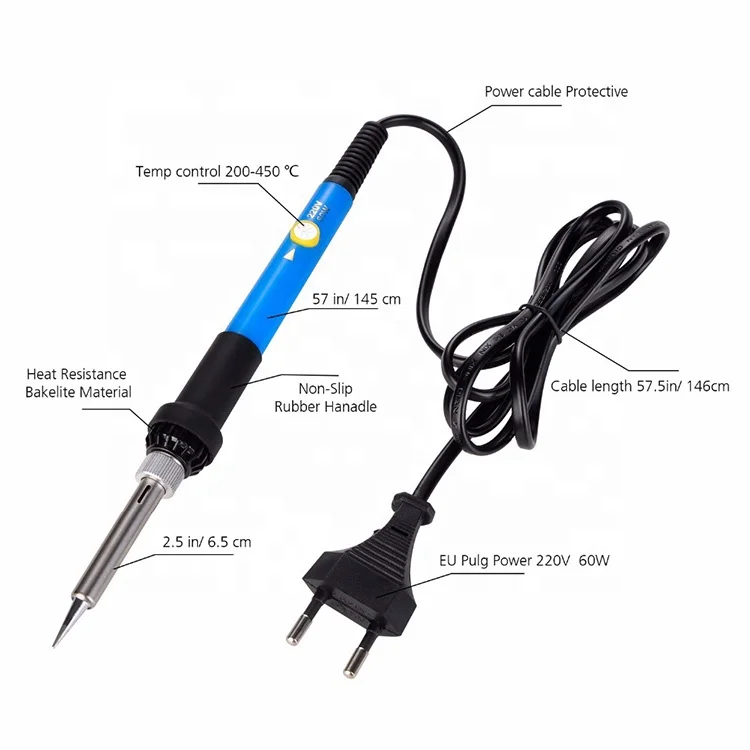 Soldering Gun Ferro De Solda Electric Soldering Iron Cautin Havya Fer A Souder 60w Repair Soldering Irons
