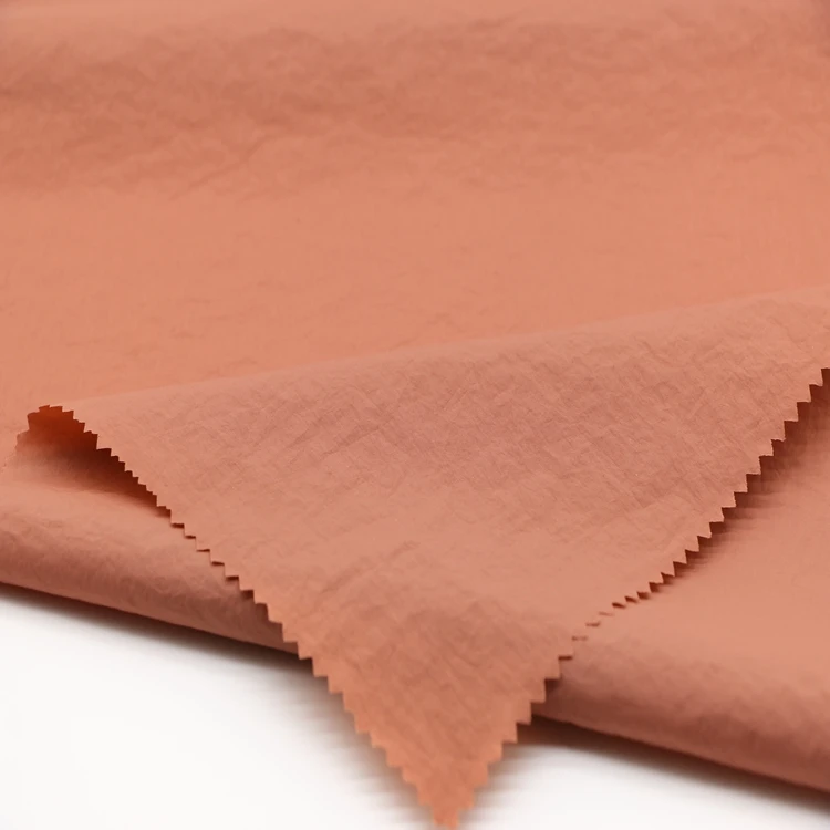 Полностью тусклый 310T нейлон креп ткань 40D морщинистый Нейлон Ткань Ветровка