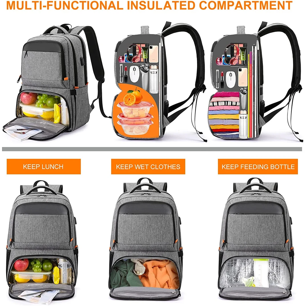Lunch Backpack Cooler Lightweight Backpack For Picnic Insulated Cooler Bag Food Delivery Bag