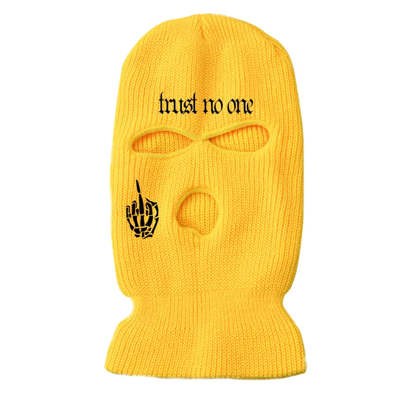 Wholesale Breathable Thicken Plain Colors Soft Knit Bonnet Beanie Caps Fall Winter Neck Warm Acrylic Knitted Face Hats