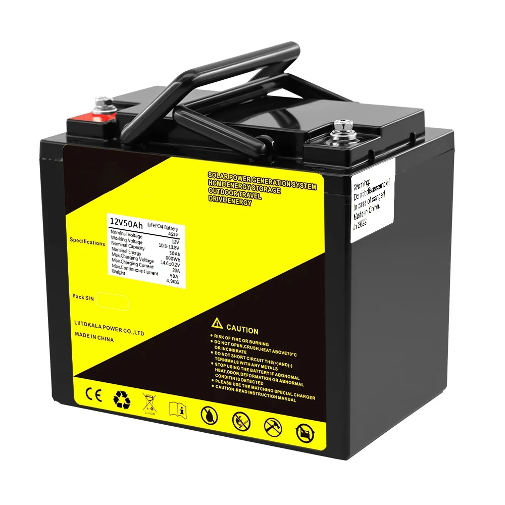 pack for Solar Energy storage system Electric Boat 2.8V 12V 50AH Lithium 3.2V LiFePO4 Battery